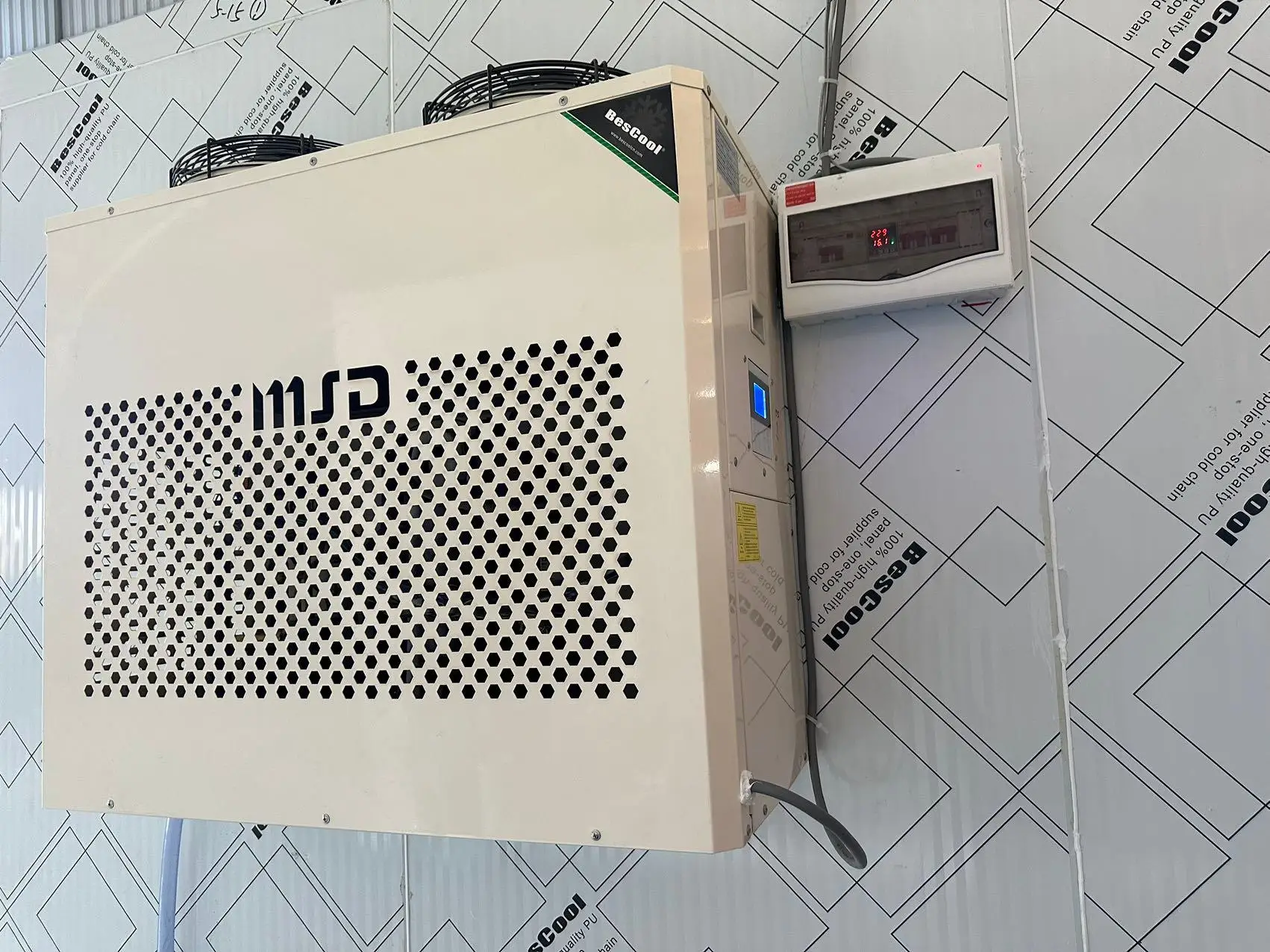 Hot Sale 380v 1-4ph Side-embedded Monoblock Refrigeration Unit for Walk-in Freezer Small C