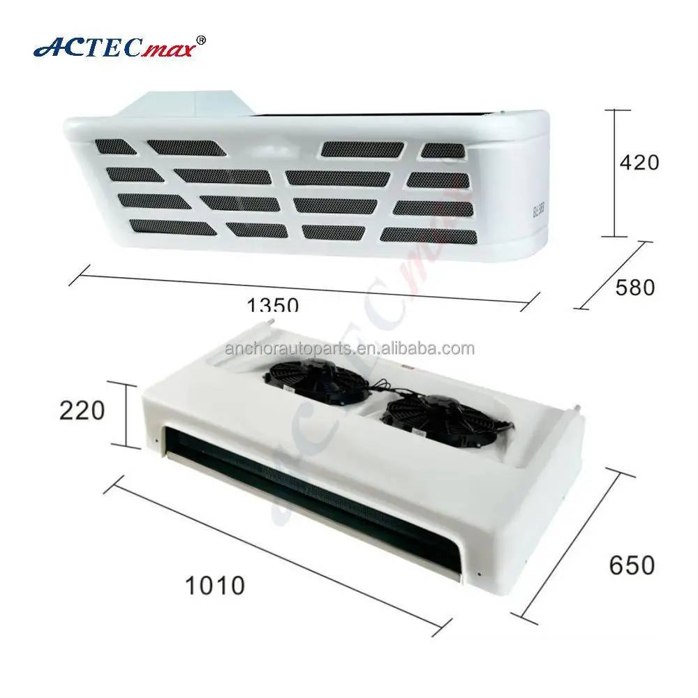 ACTECmax AC.133.158 Pure Electric Front Split 12V 24V Vans Truck Refrigeration Unit R404a 