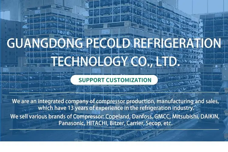 PECOLD Bitzers HSN7471-75-40P CSH9563-210Y-40D Piston Condensing Unit Refrigeration Unit S