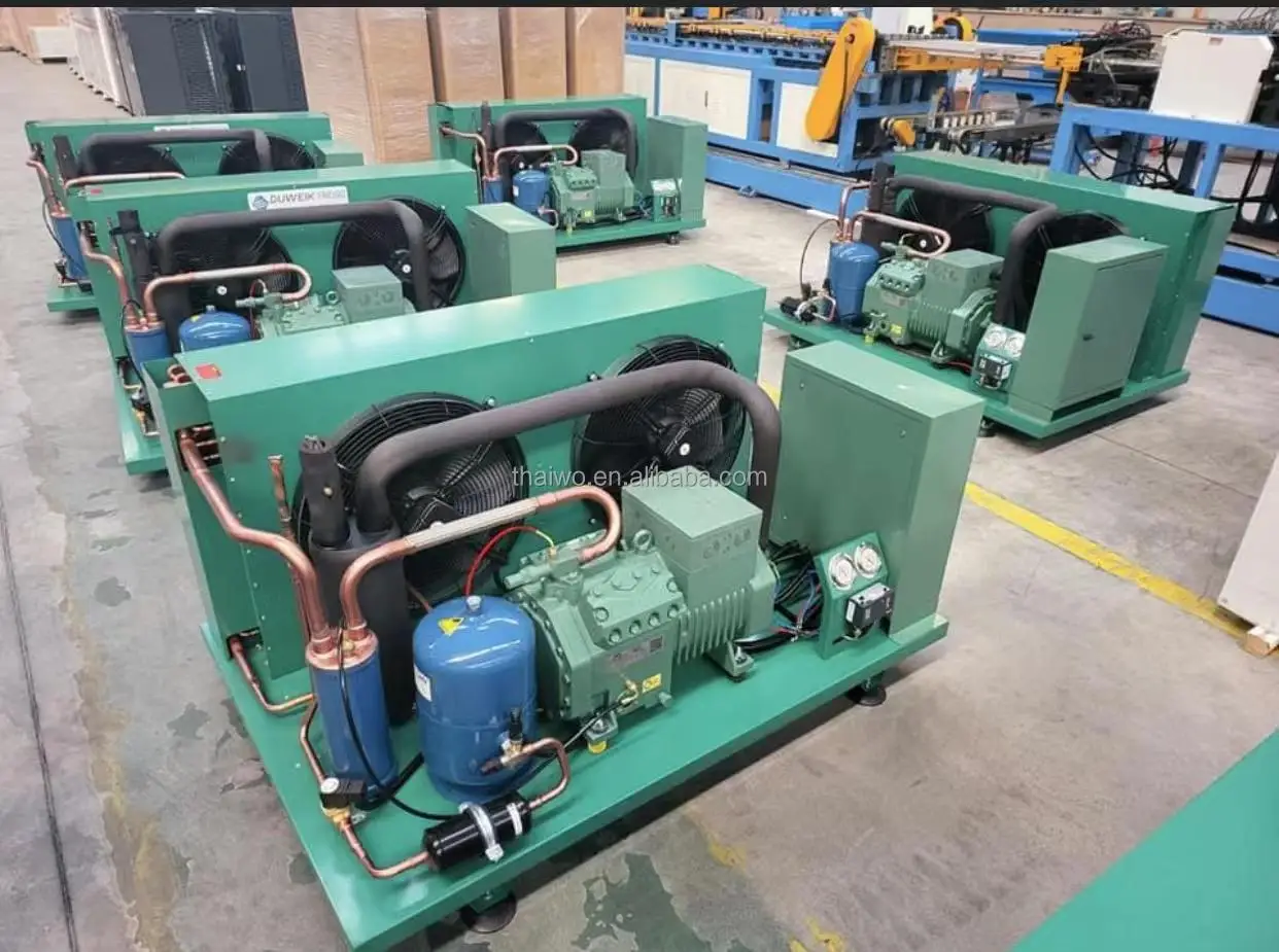 PECOLD Bitzers HSN7471-75-40P CSH9563-210Y-40D Piston Condensing Unit Refrigeration Unit S