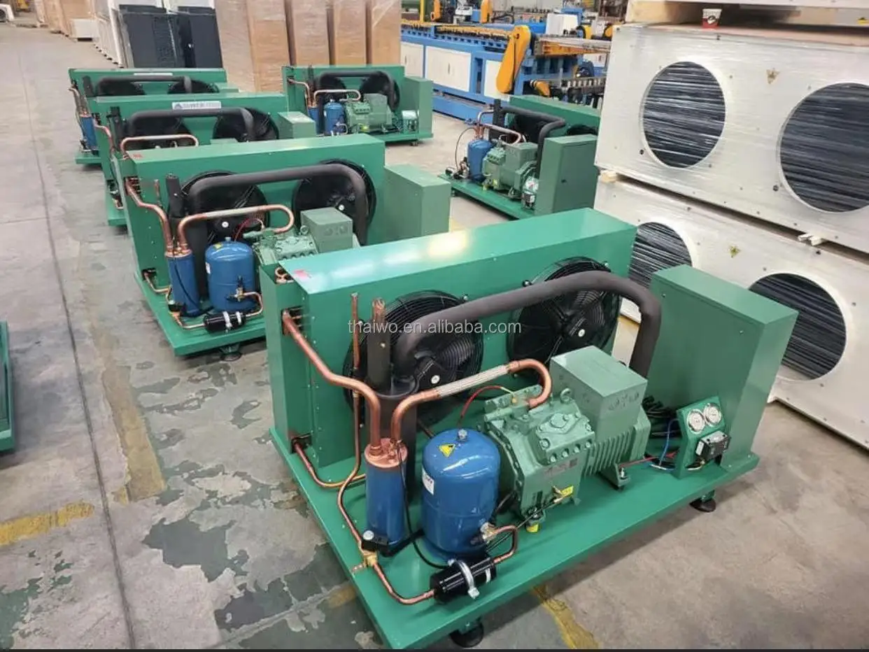 PECOLD Bitzers HSN7471-75-40P CSH9563-210Y-40D Piston Condensing Unit Refrigeration Unit S
