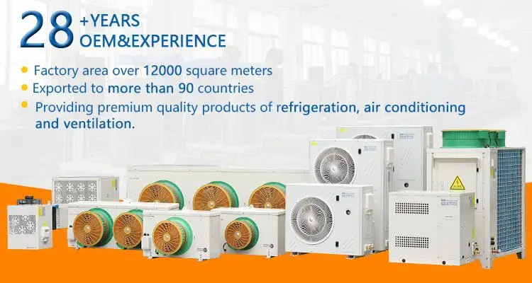 DOLUYO 3HP/4HP Complete Refrigeration System Kit Condensing Unit with Condenser and Evapor
