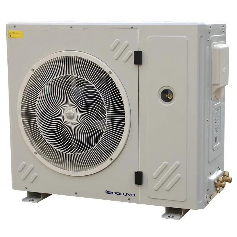 DOLUYO 3HP/4HP Complete Refrigeration System Kit Condensing Unit with Condenser and Evapor