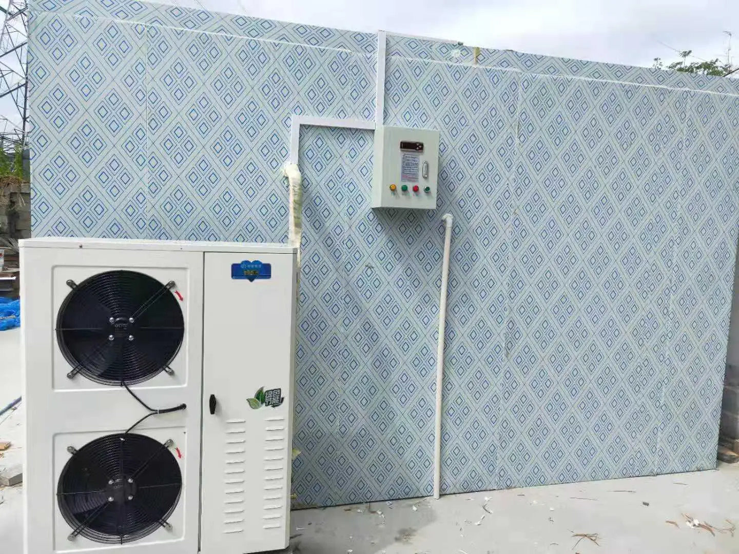 Low Price 5hp Inverter Refrigeration Unit With Unit Cooler for Cold Room and Milk Cooling 
