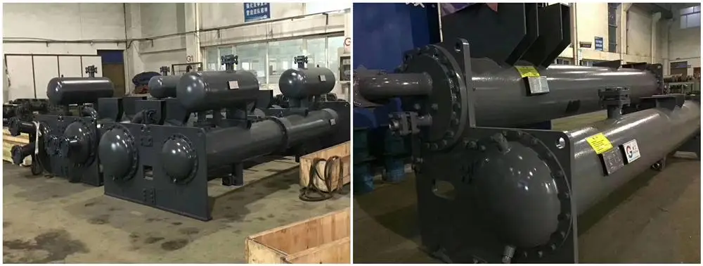 80 Ton Industrial Water Cooled Chiller Cooling Tower Water Chiller Condensing Unit Chiller