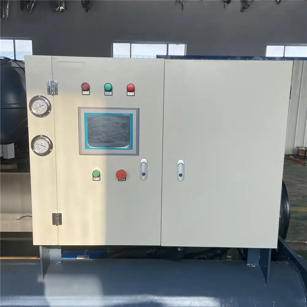 80 Ton Industrial Water Cooled Chiller Cooling Tower Water Chiller Condensing Unit Chiller
