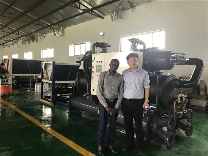 80 Ton Industrial Water Cooled Chiller Cooling Tower Water Chiller Condensing Unit Chiller