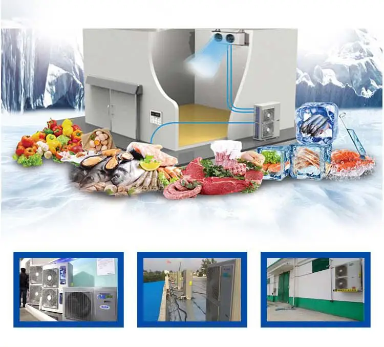 Low Price 3hp Condensing Unit for Blast Freezer Cold Room Storage With Industrial Refriger