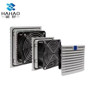 220V Shutter Cabinet Filter Fan, Square Hole, Dustproof ABS