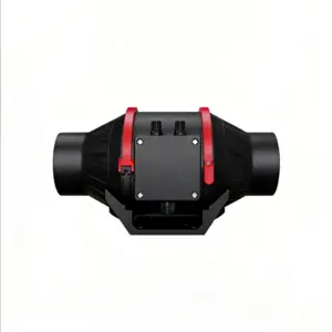 4 inch Silent Inline Duct Fan with Speed & Delay Control Knobs