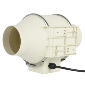8 inch Mixed Flow Duct Fan with Speed Controller, 220V Kitchen Extract