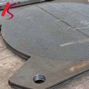ASME Carbon Steel Heat Exchanger Baffle Plate, Custom Perforated