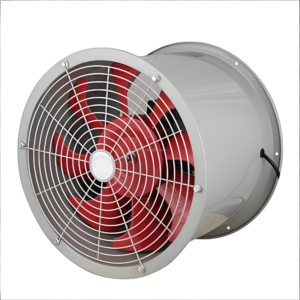 Explosion Proof Axial Fan, Wall Mounted Duct Exhaust, Cast Iron