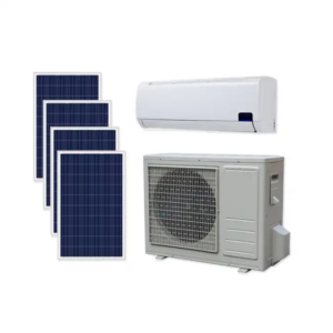 18000BTU Hybrid Solar Air Conditioner, AC/DC, 208-240V, Easy Install