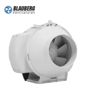 Blauberg Turbo 200C Silent Inline Duct Fan, 4-12 inch, 230V