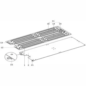 Aluminium Liquid Cooling Plate for EV Battery Thermal Management