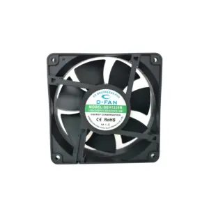 Axial Flow Fan, 120x120x38, 110v, 220v, Brushless