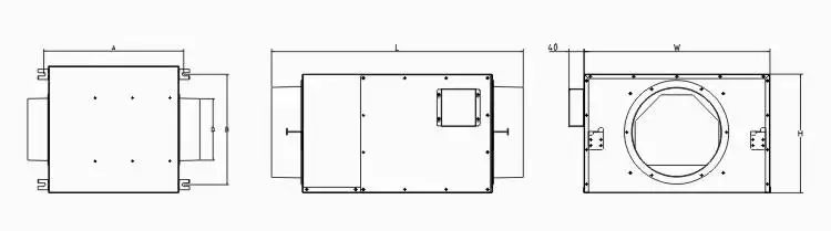 200-2000m3/h HVAC Mechanical Variable air Volume Unit VVB Vav Box Room Ventilation Box Var