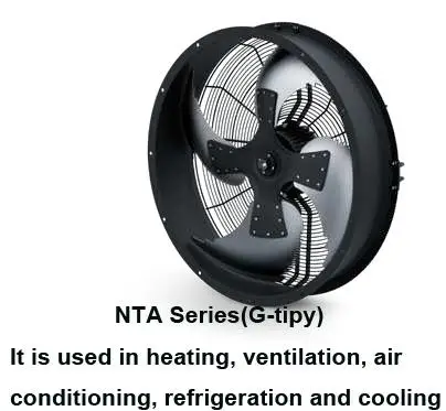 Low Noise 630mm to 1000mm HVAC Refrigeration and Freezer Units Condenser Heating Pump Axia