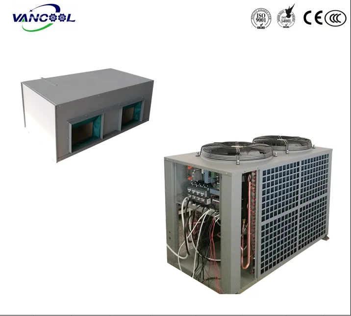 Factory Direct Supply DX Air Cooled Condensing Unit Ducted Split Air Conditioner with Pump