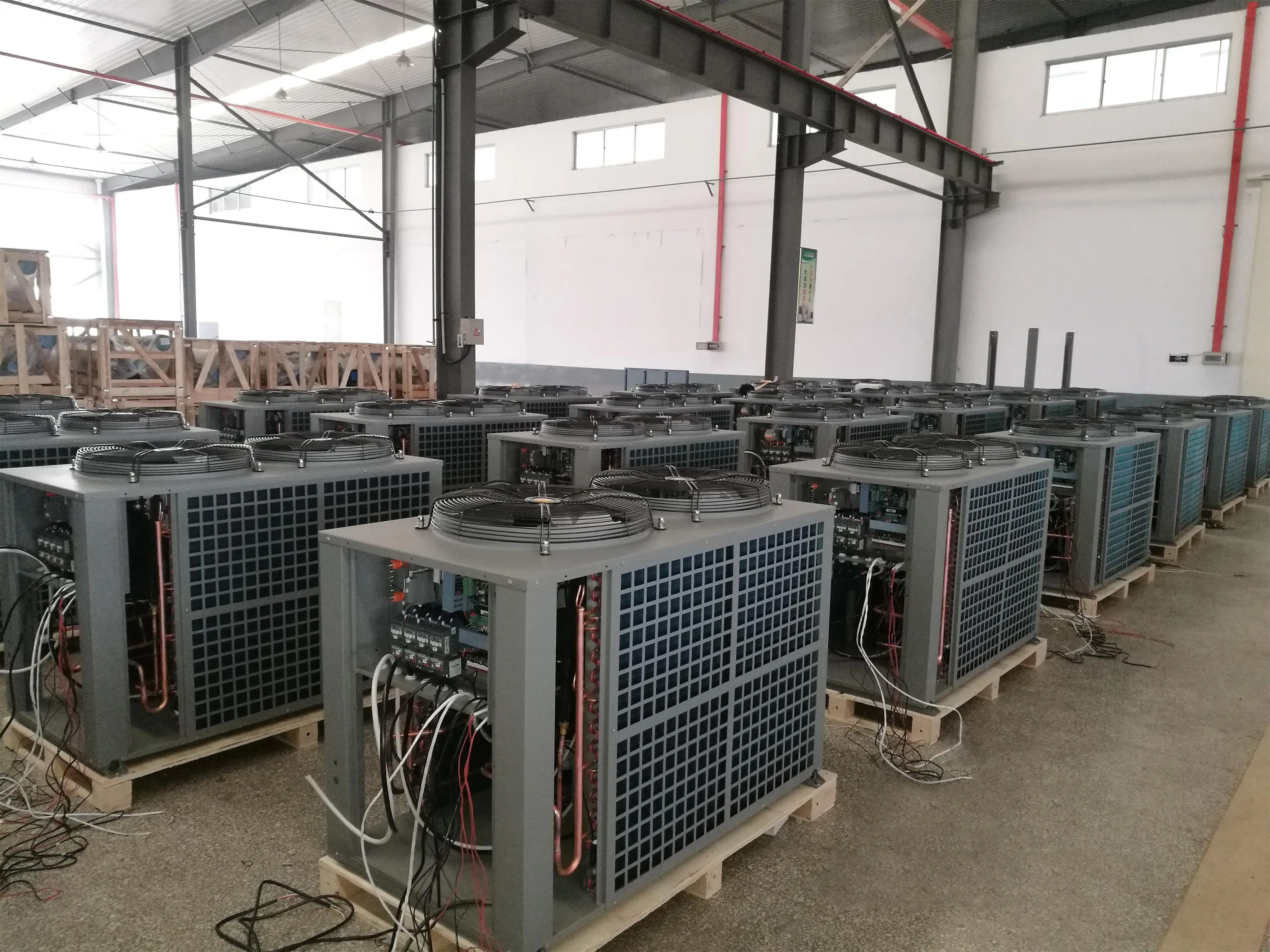 Factory Direct Supply DX Air Cooled Condensing Unit Ducted Split Air Conditioner with Pump