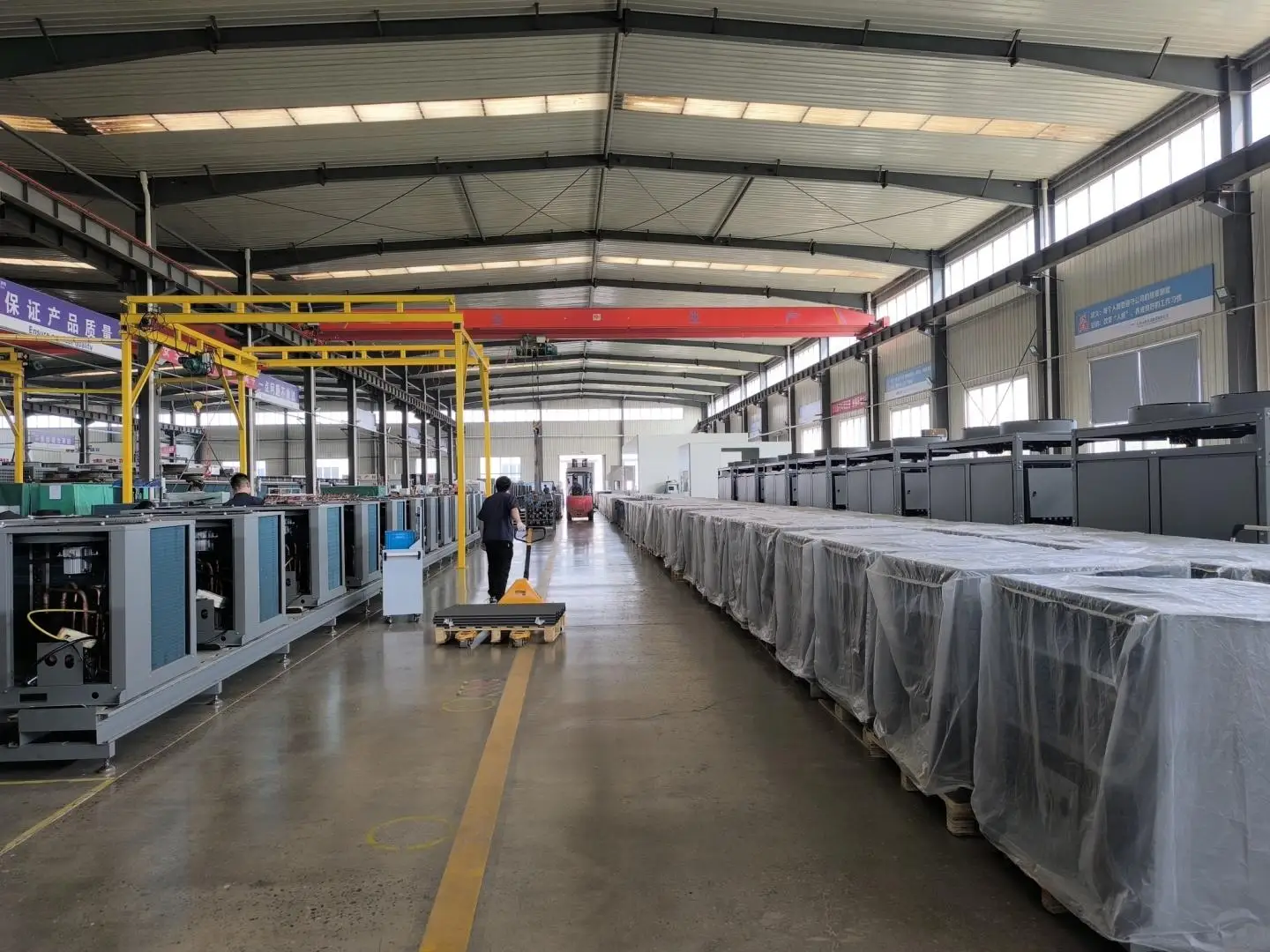 Factory Direct Supply DX Air Cooled Condensing Unit Ducted Split Air Conditioner with Pump