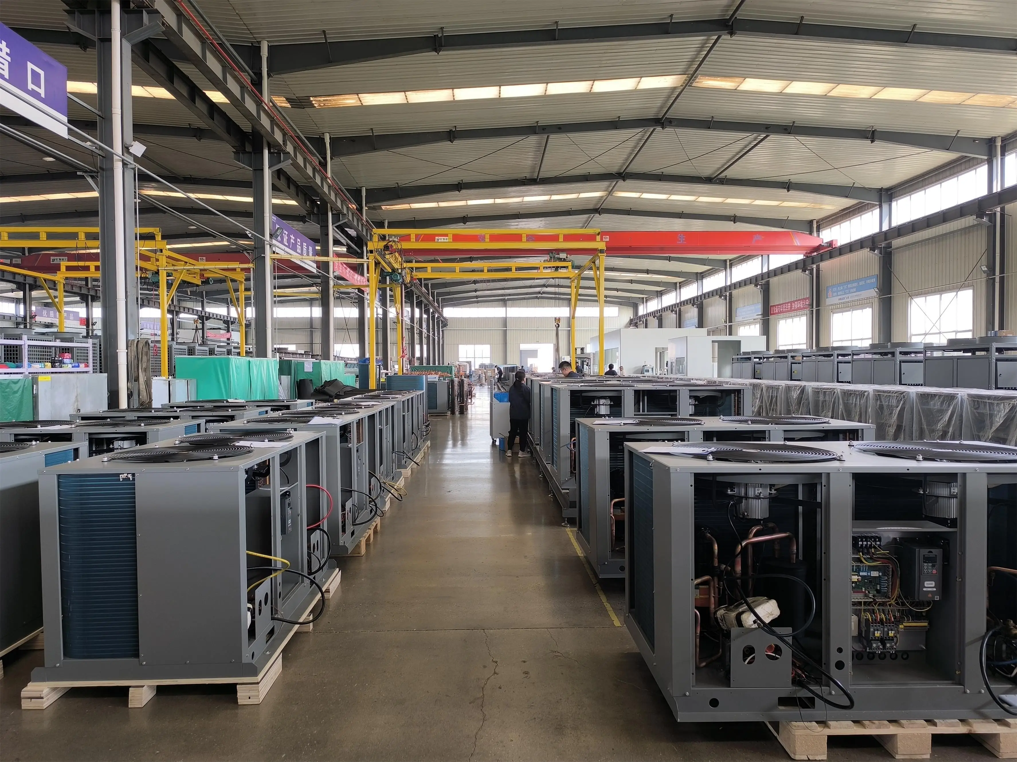 Factory Direct Supply DX Air Cooled Condensing Unit Ducted Split Air Conditioner with Pump
