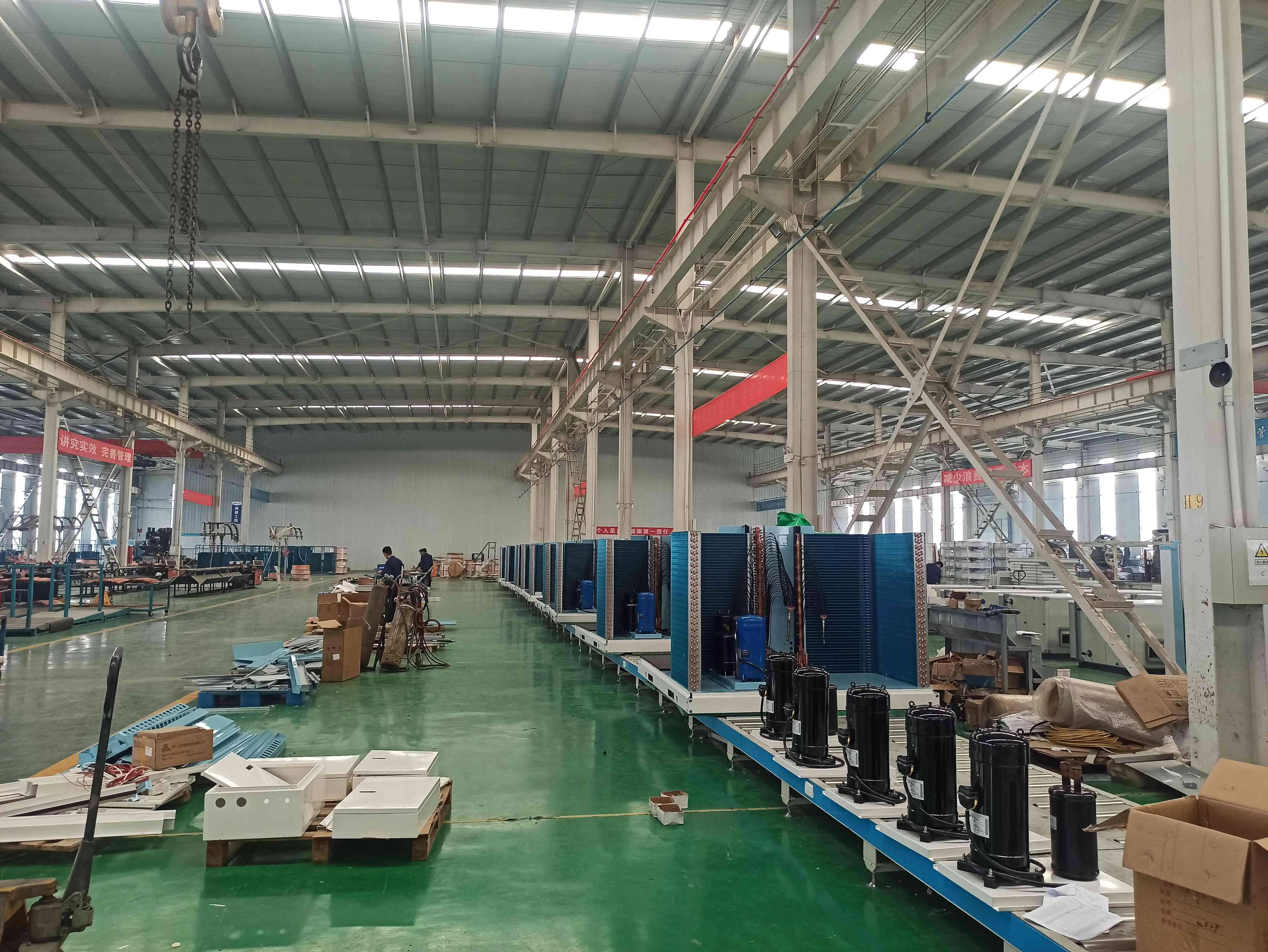 Factory Direct Supply DX Air Cooled Condensing Unit Ducted Split Air Conditioner with Pump