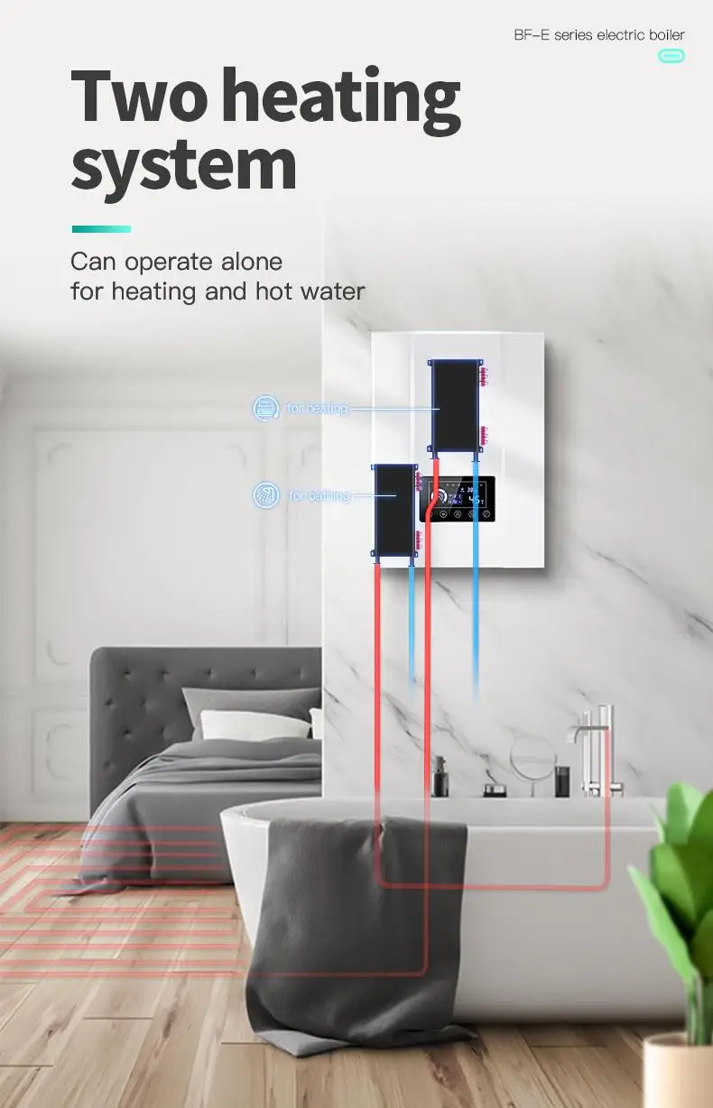 High Efficiency Electric Combi Boiler ETL Standard Electric Heating Boiler for Radiator Ce