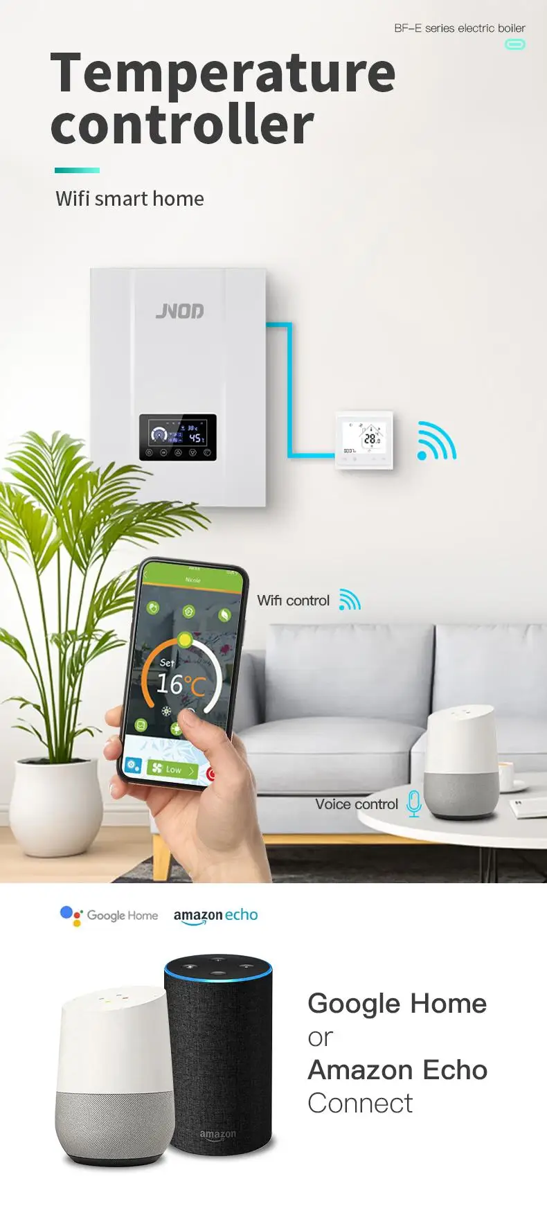 High Efficiency Electric Combi Boiler ETL Standard Electric Heating Boiler for Radiator Ce