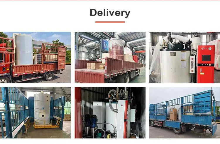 Industrial Low Pressure Water Tube Vertical Steam Boiler 0.4/0.7Mpa 100-4000kg/h High Capa