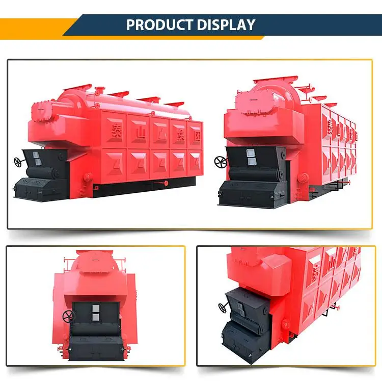 High Efficiency 6 Ton Natural Circulation Fire Tube Horizontal Automatic Coal Fired Steam 