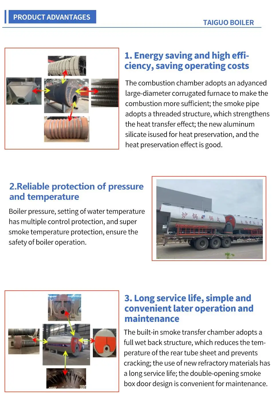 Industrial Machinery Steam Boiler Singlecircuit Boiler Gas for 100 kw Natural Gas Steam Bo