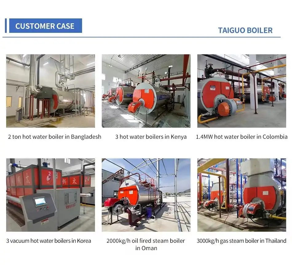 Industrial Machinery Steam Boiler Singlecircuit Boiler Gas for 100 kw Natural Gas Steam Bo