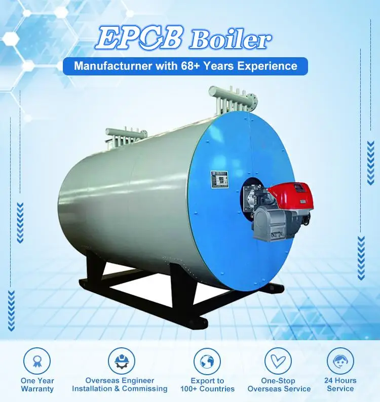 700kw 1400kw lpg Natural Gas Oil Fired Thermal Oil Boiler