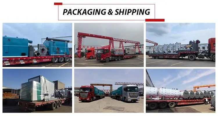 Industrial Automatic Hot Water Boiler Low Natural Gas LPG Diesel Oil Dual Fuel Fired Verti