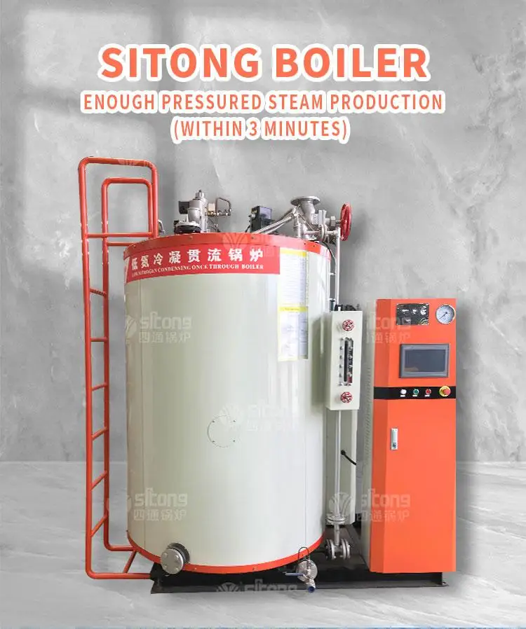 Industrial 100 kg -1000kg Capacity Gas Oil Steam Boiler for Rice Mill