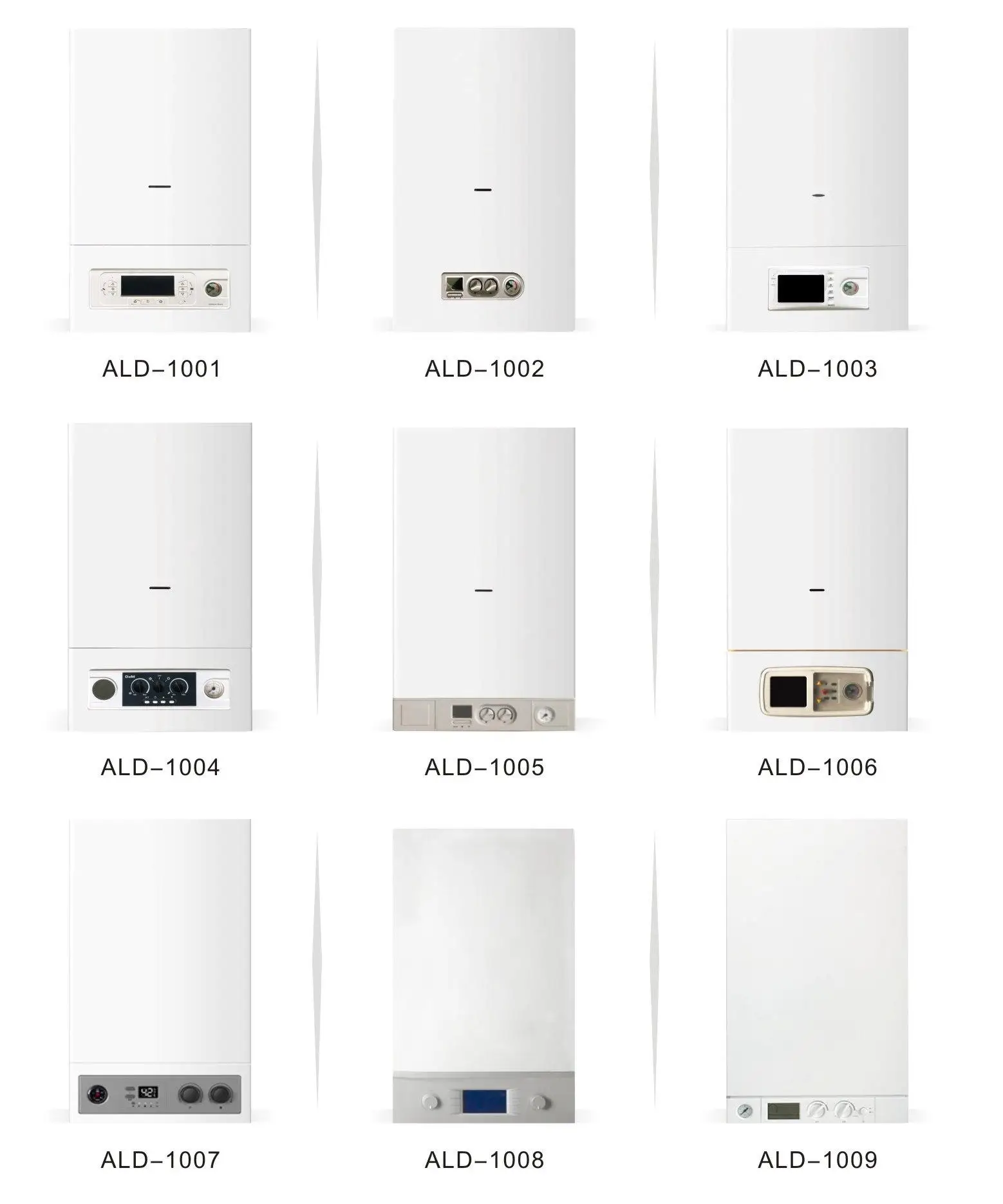 Wall Mounted Wall Hung 2 Heat Exchangers 20KW Combi Gas Boiler
