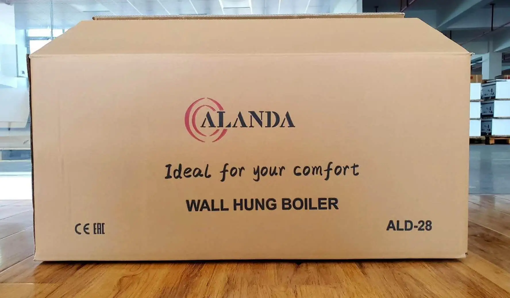 Wall Mounted Wall Hung 2 Heat Exchangers 20KW Combi Gas Boiler