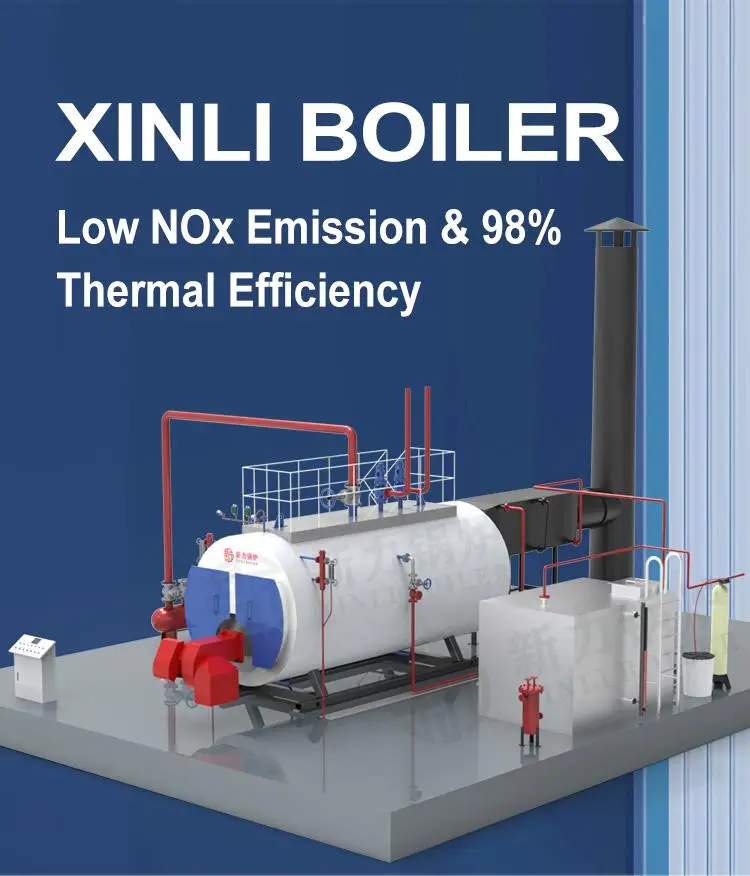 Ripple Furnace Gas 3-ton Natural Gas Boiler Biogas Steam Generator