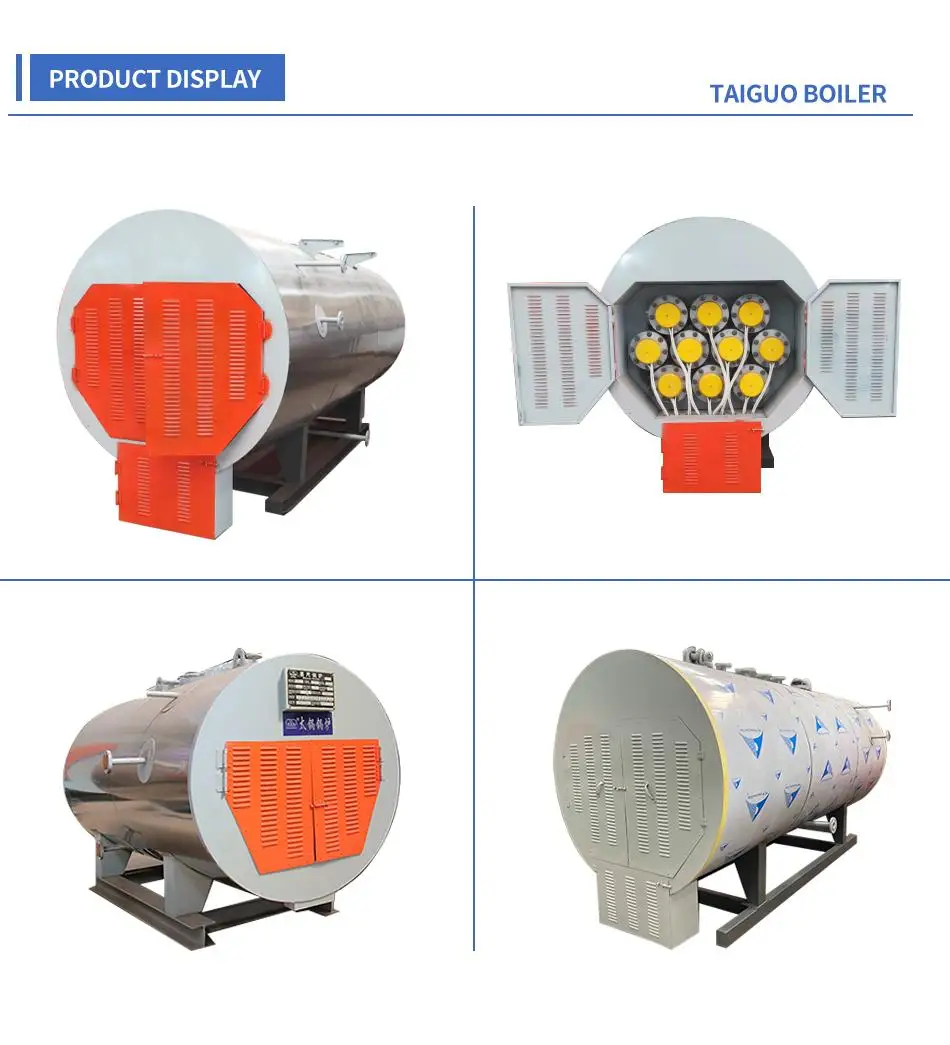 0.7, 1.4, 2.1, 1.8MW Pressure Oil Gas Condensing Hot Water Boiler Used for School Hotel Gr