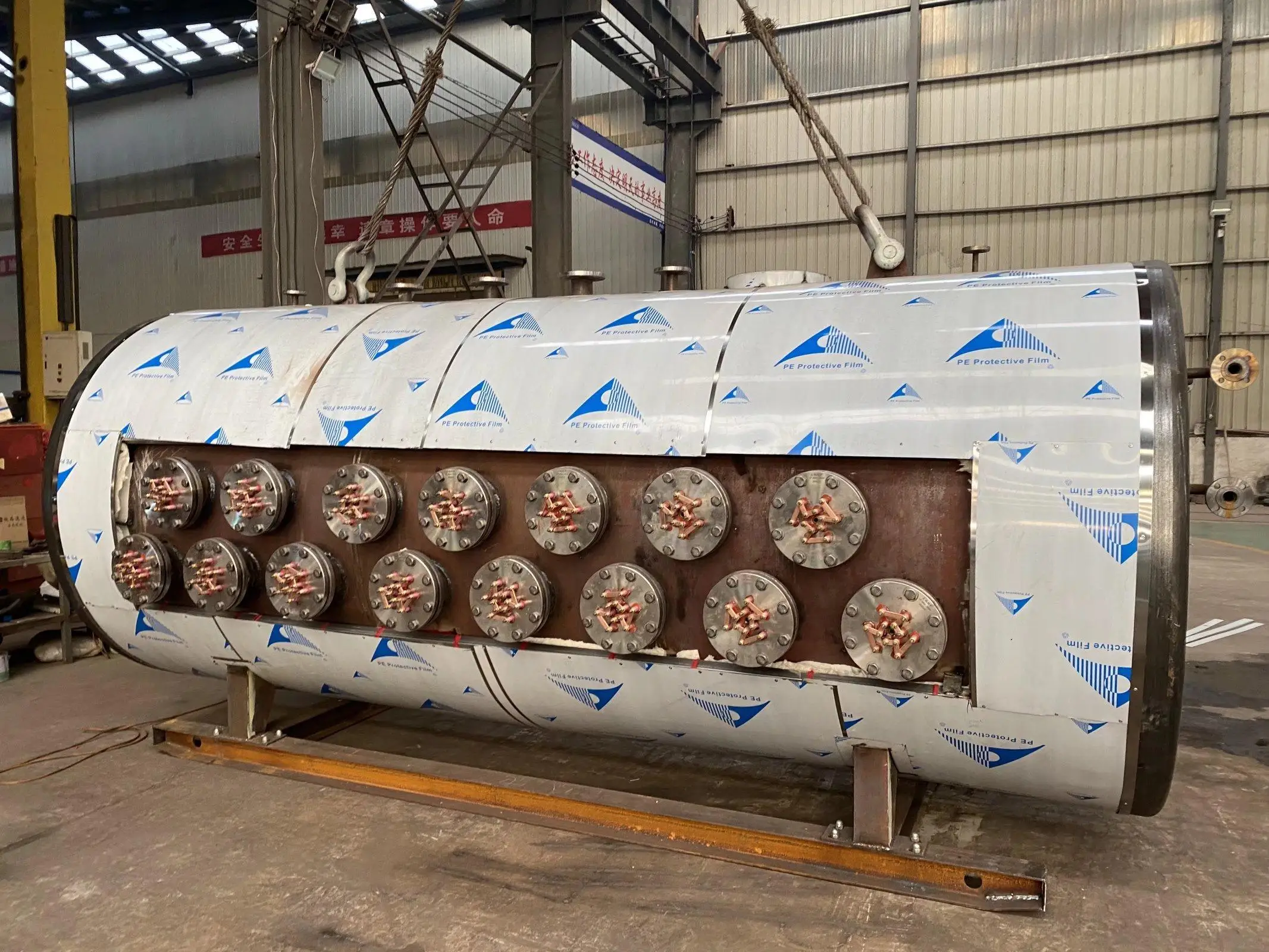 0.7, 1.4, 2.1, 1.8MW Pressure Oil Gas Condensing Hot Water Boiler Used for School Hotel Gr