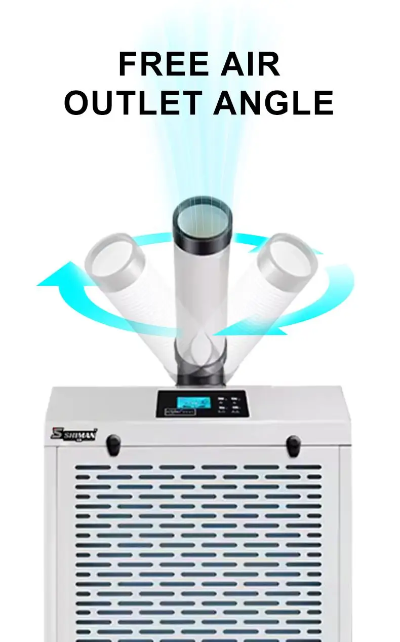 Wholesale Shiman 1000W Portable Air Cooler 220V 400m³/h Industrial Potable Cooler with 8L 