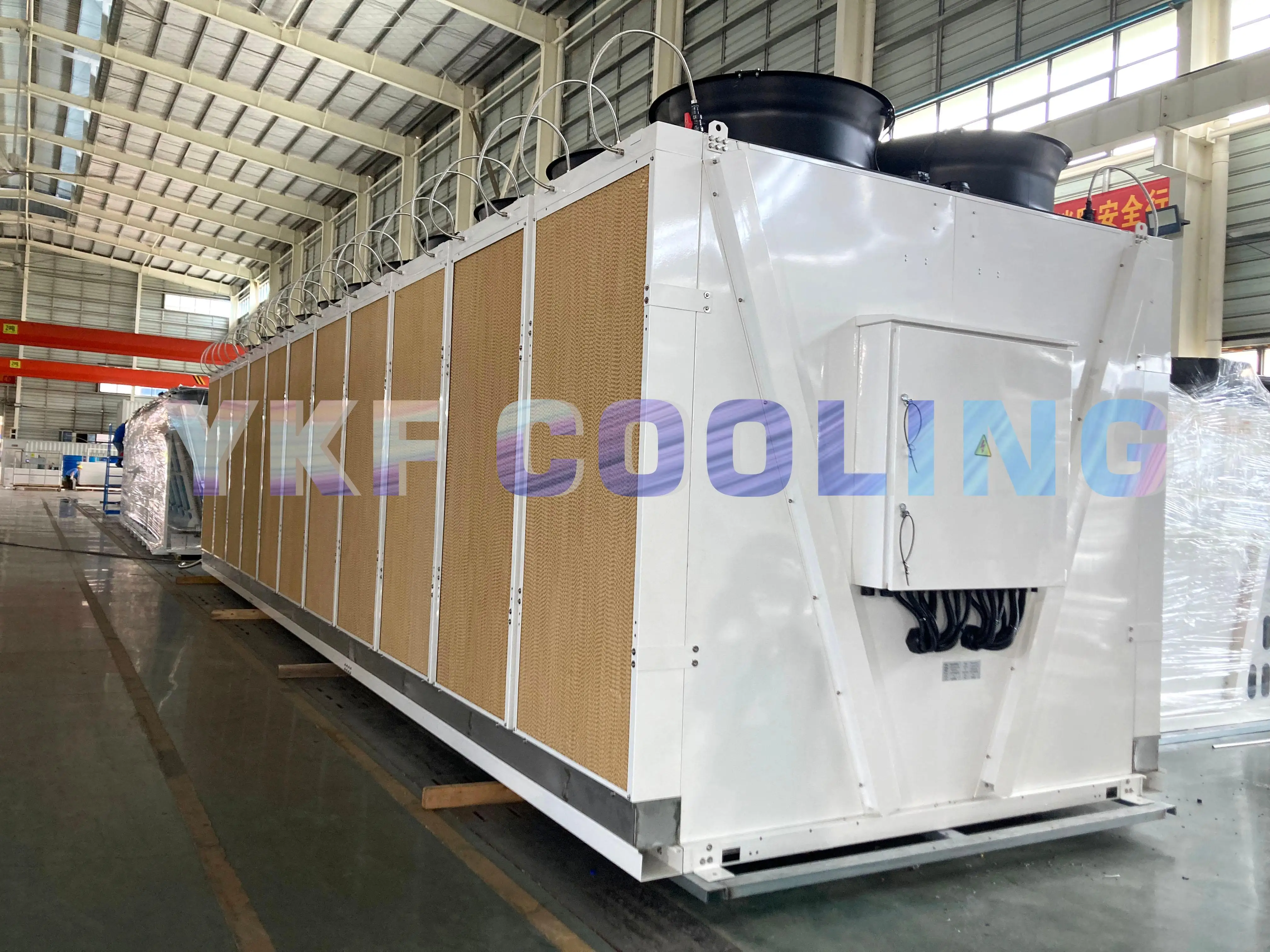 YKF Customized Adiabatic Dry Cooler Wet Curtains Cooling Refrigeration Equipment for Hot A