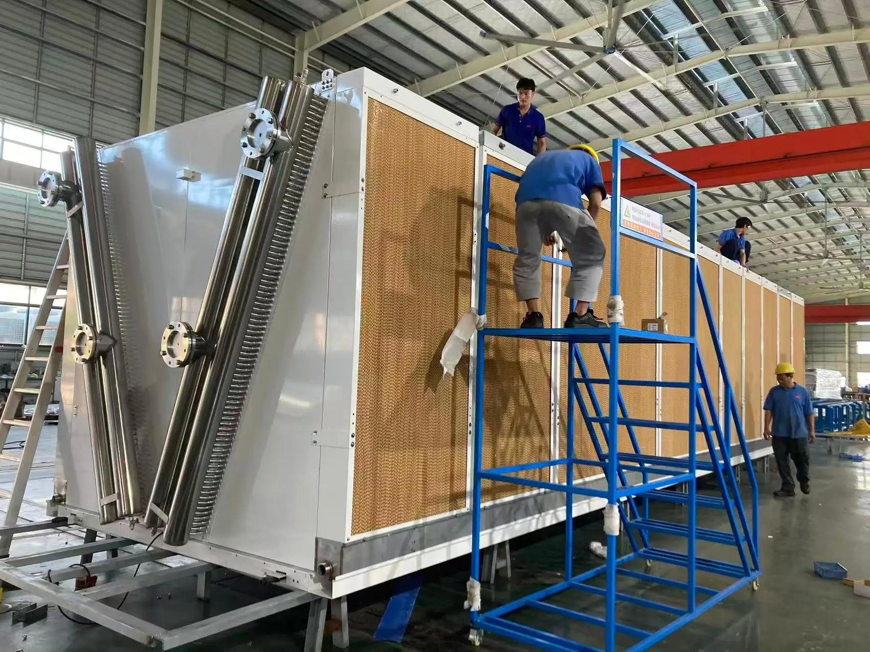 YKF Customized Adiabatic Dry Cooler Wet Curtains Cooling Refrigeration Equipment for Hot A