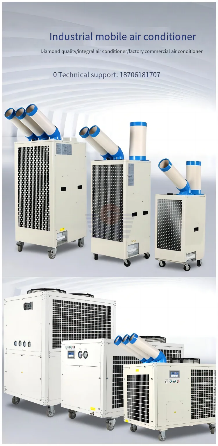Move Free 2700W 9300BTU Industrial air Cooler Commercial air Conditioners Dry Cooler