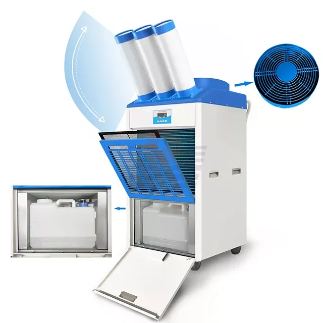 Move Free 2700W 9300BTU Industrial air Cooler Commercial air Conditioners Dry Cooler