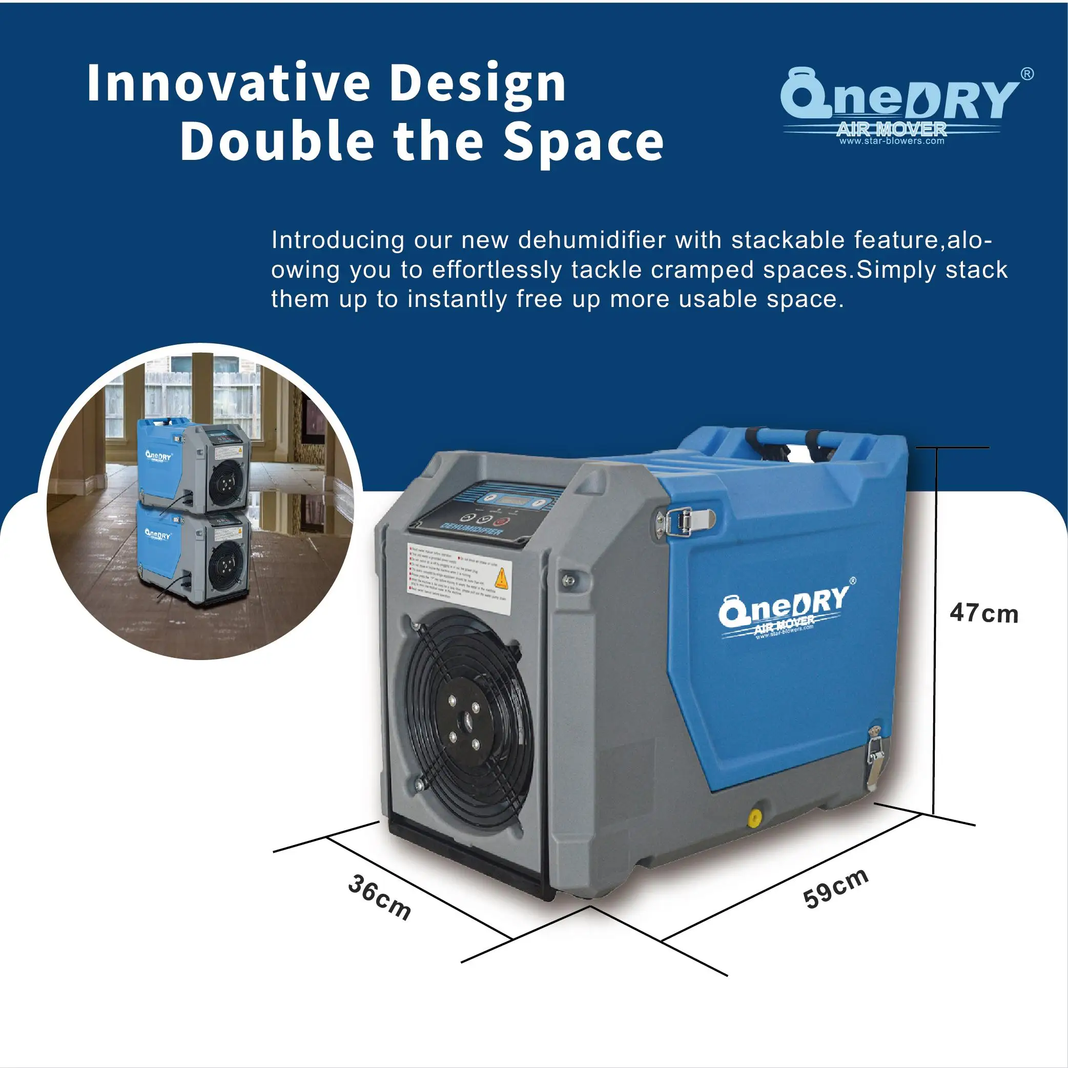 30LGR Wifi New Compact R32 R290 Dehumidifier Commercial Dryer with Pump Auto Defrost Indus