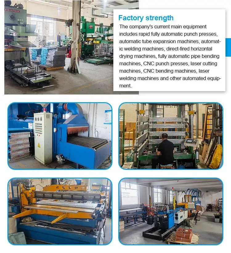 Premium Stainless Steel Durable Air Cooled Condenser Dry Cooler for Food Processing Plants