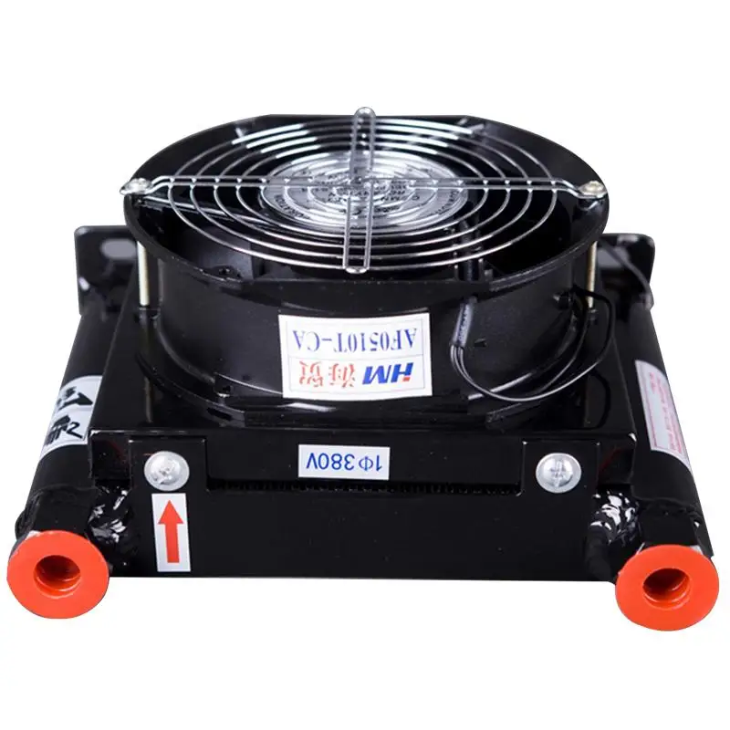 Hydraulic Oil Cooler AF0510T-10L Small Heat Exchanger air Cooler Air-cooled Dc24v